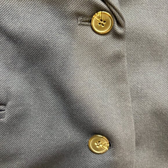 GAP Women's NWT Navy Blue Two Button Blazer Size 14 - Picture 5 of 8